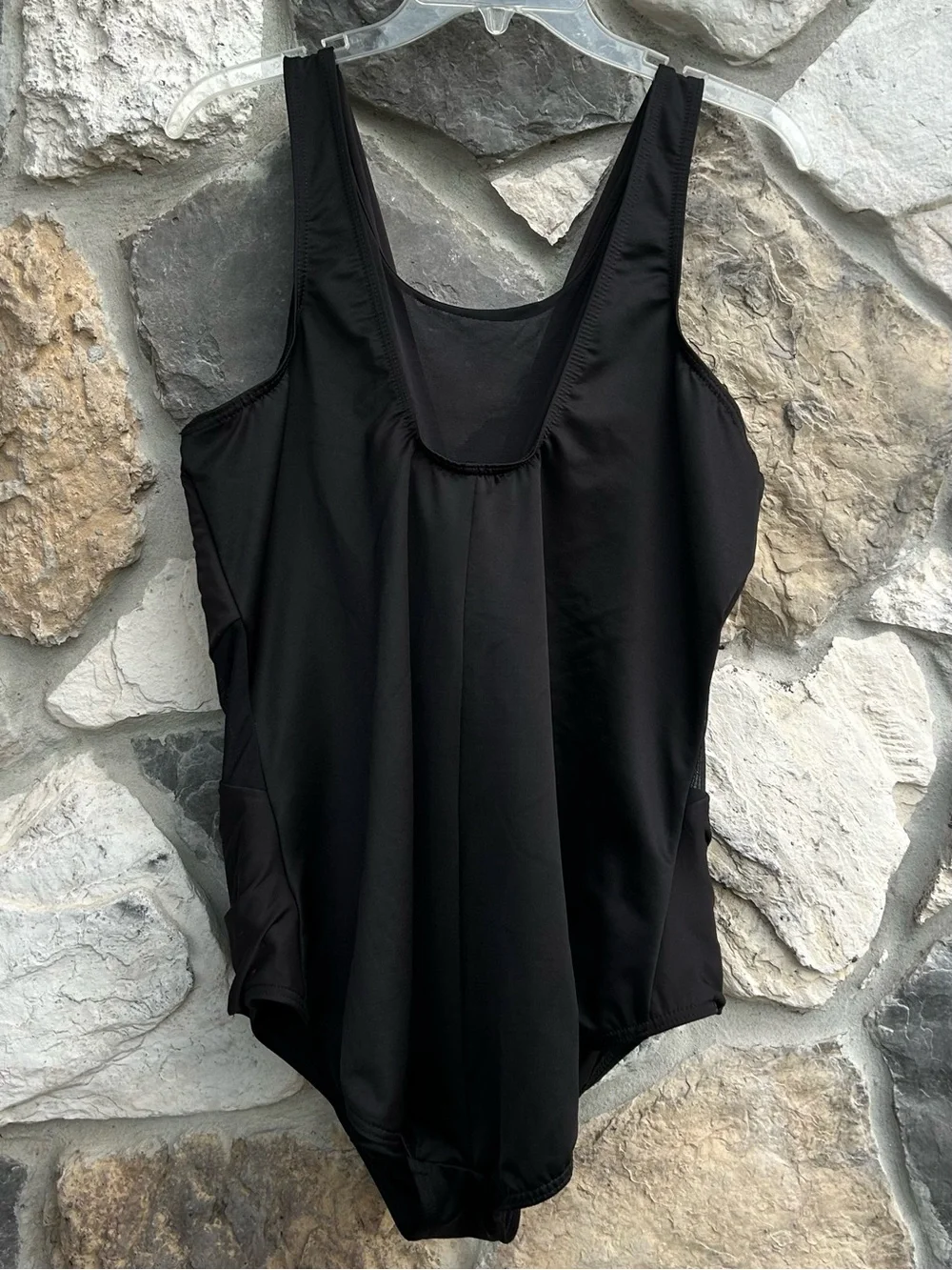 Miraclesuit Black One Piece Swimsuit Size 24W Illusionists Palma Resortwear